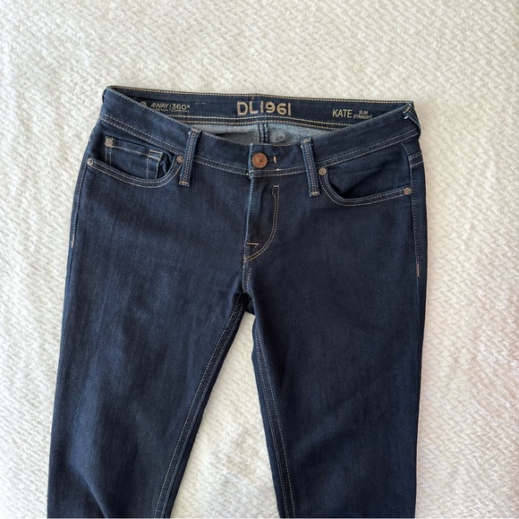 DL1961 Kate Slim Straight Denim, Twilight, size 29 - Picture 2 of 13